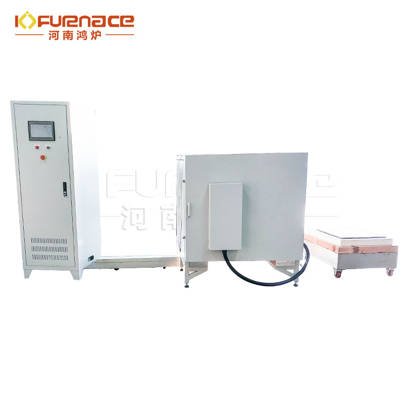 手动开启式小型台车炉