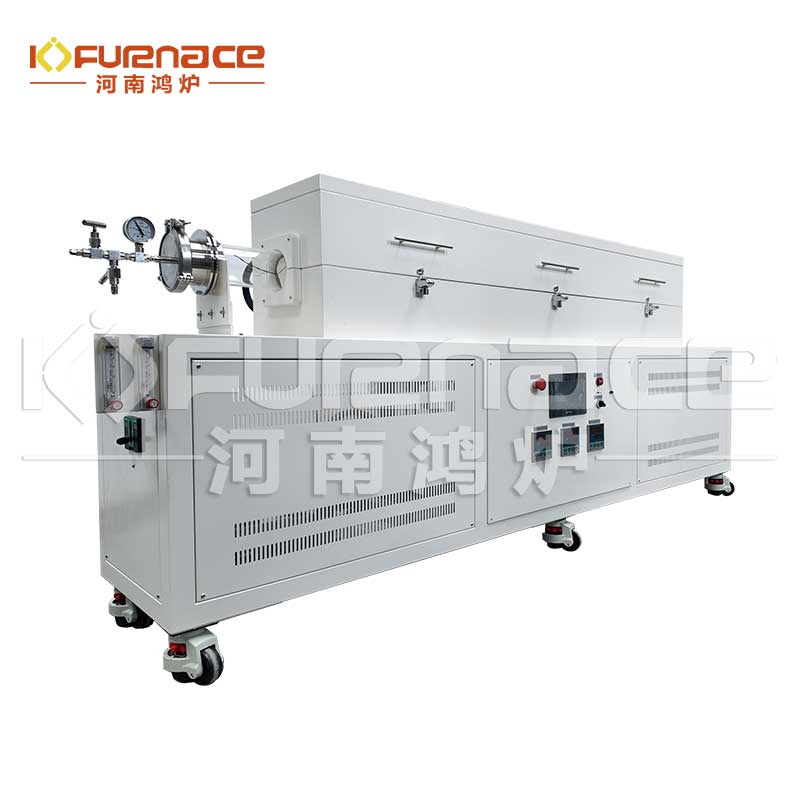 大尺寸石英管气氛管式炉（三温区）